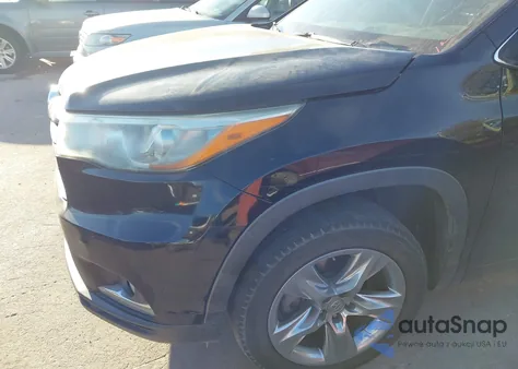 2014 Toyota Highlander Limited V6 из США, поврежденный, VIN 5TDYKRFH1ES024228